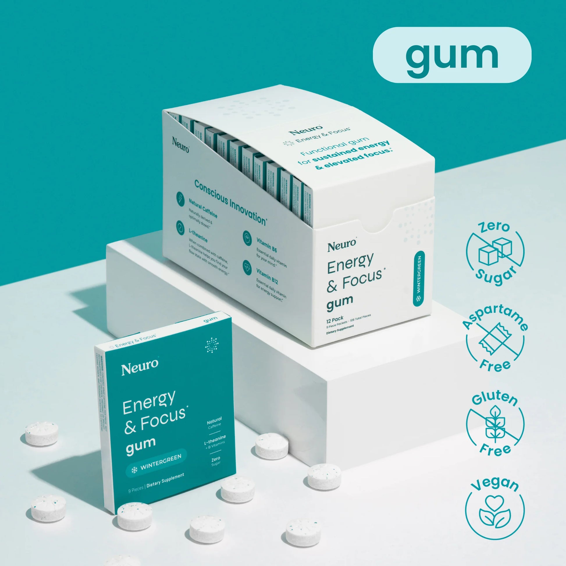 Energy & Focus™ Gum