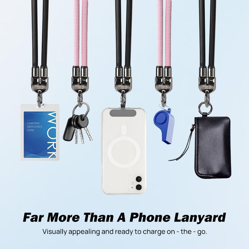 JOYTUTUS 240W USB-C Fast Charging Phone Lanyard | 7Mm Nylon | Crossbody/Wrist Strap | Iphone 16/15/Samsung/Pixel